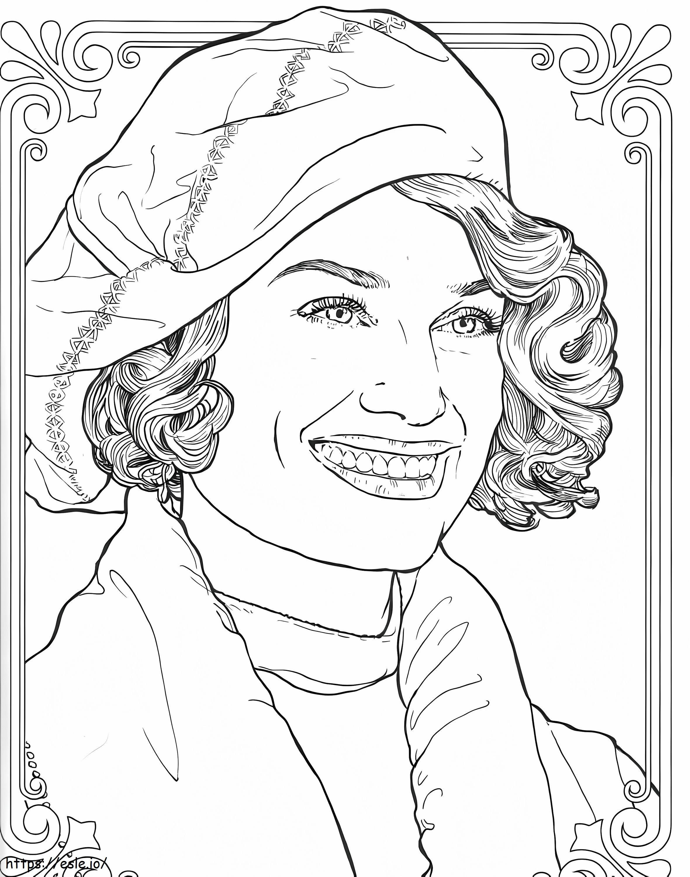 Queenie Goldstein coloring page