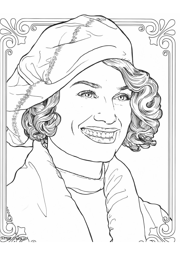 Queenie Goldstein coloring page