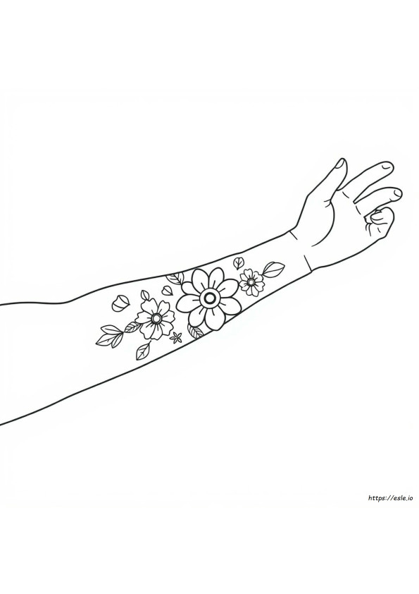 Tatuagem Para Colorir Em Pdf