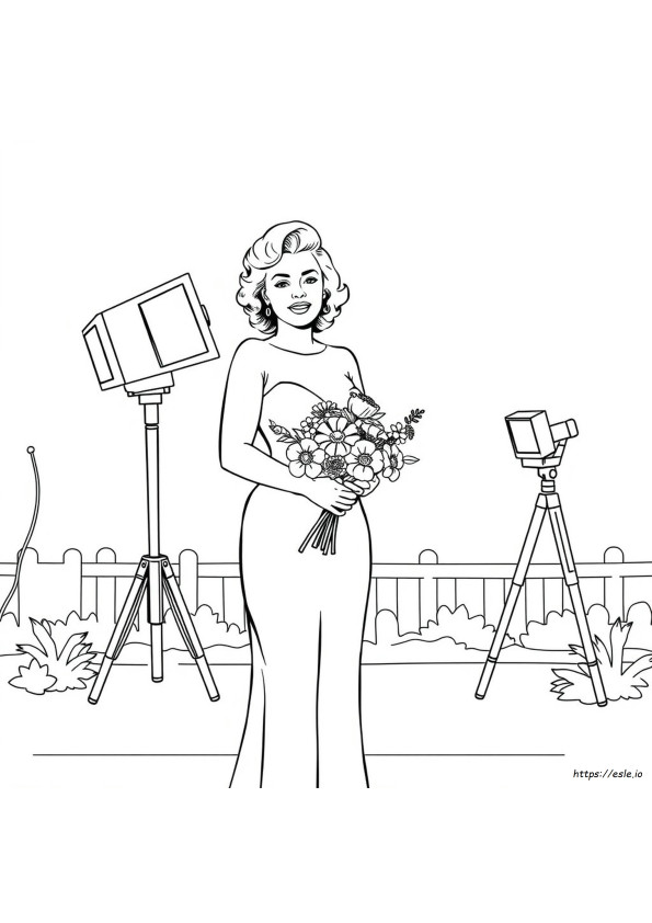 Coloring Pages Of Marilyn Monroe