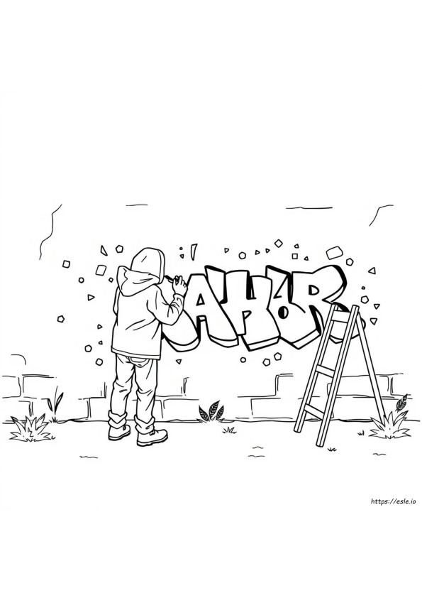 Kolorowanki Graffiti Do Druku