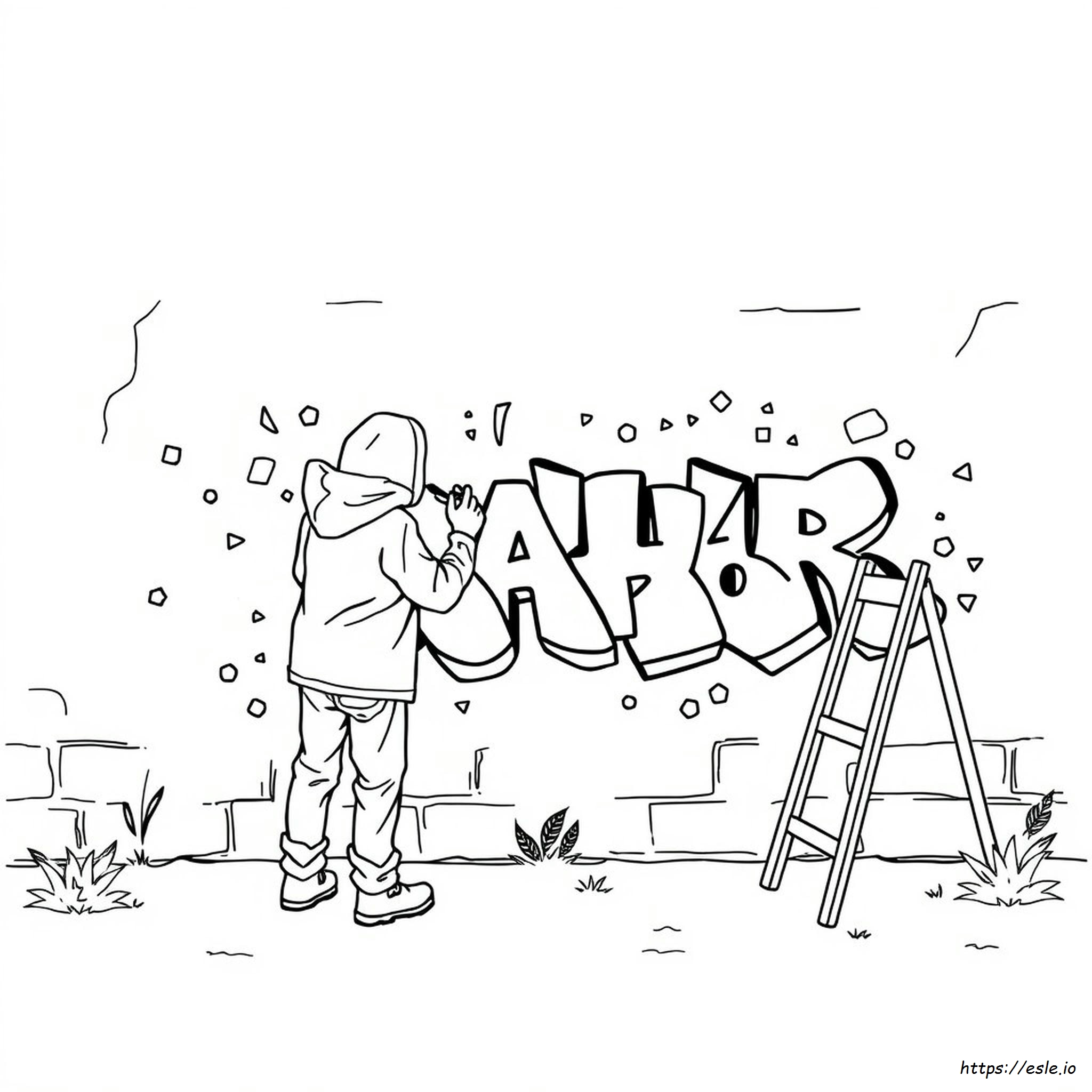 Kolorowanki Graffiti Do Druku