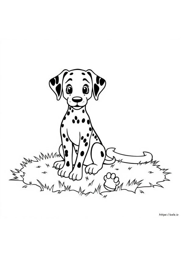 Dalmata Da Colorare