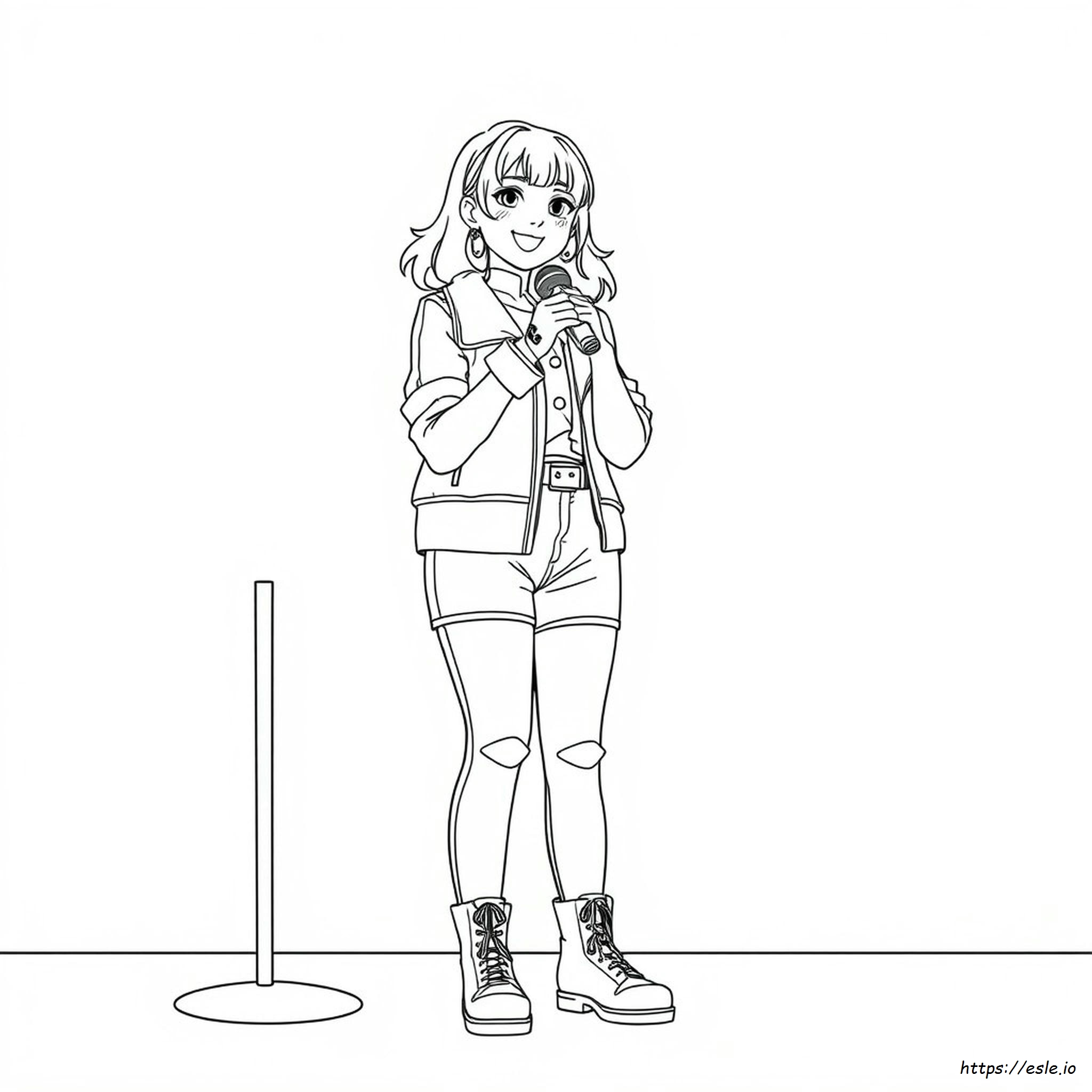 Blackpink Rose Colouring Pages