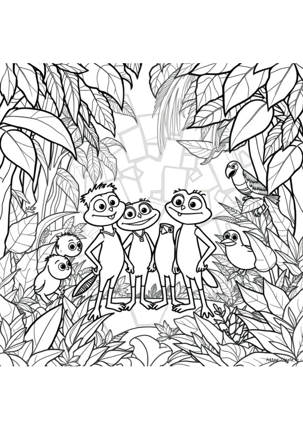 Wild Kratts Disegni Da Colorare