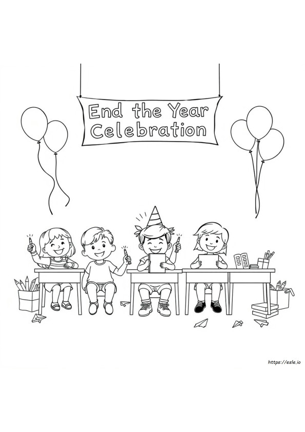 End Of The Year Coloring Pages For Kindergarten