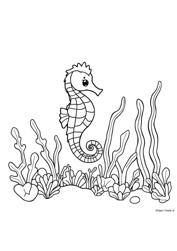Schattig Zeepaard Kleurplaten