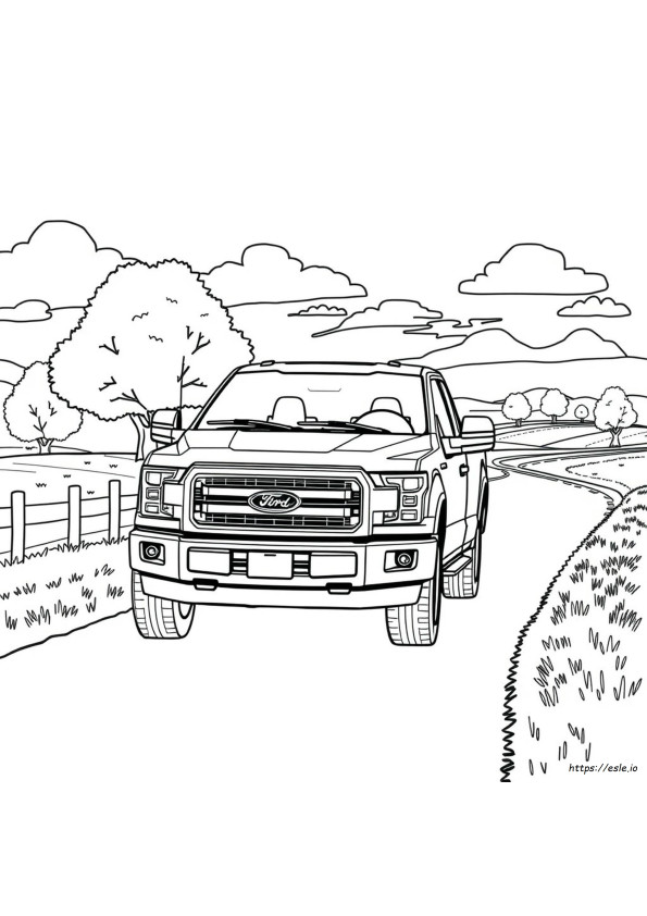 Ford Truck Coloring Pictures