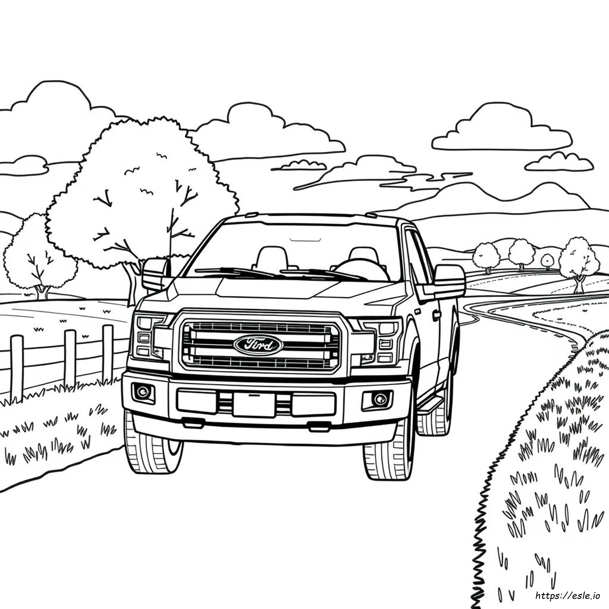 Ford Pickup Da Colorare