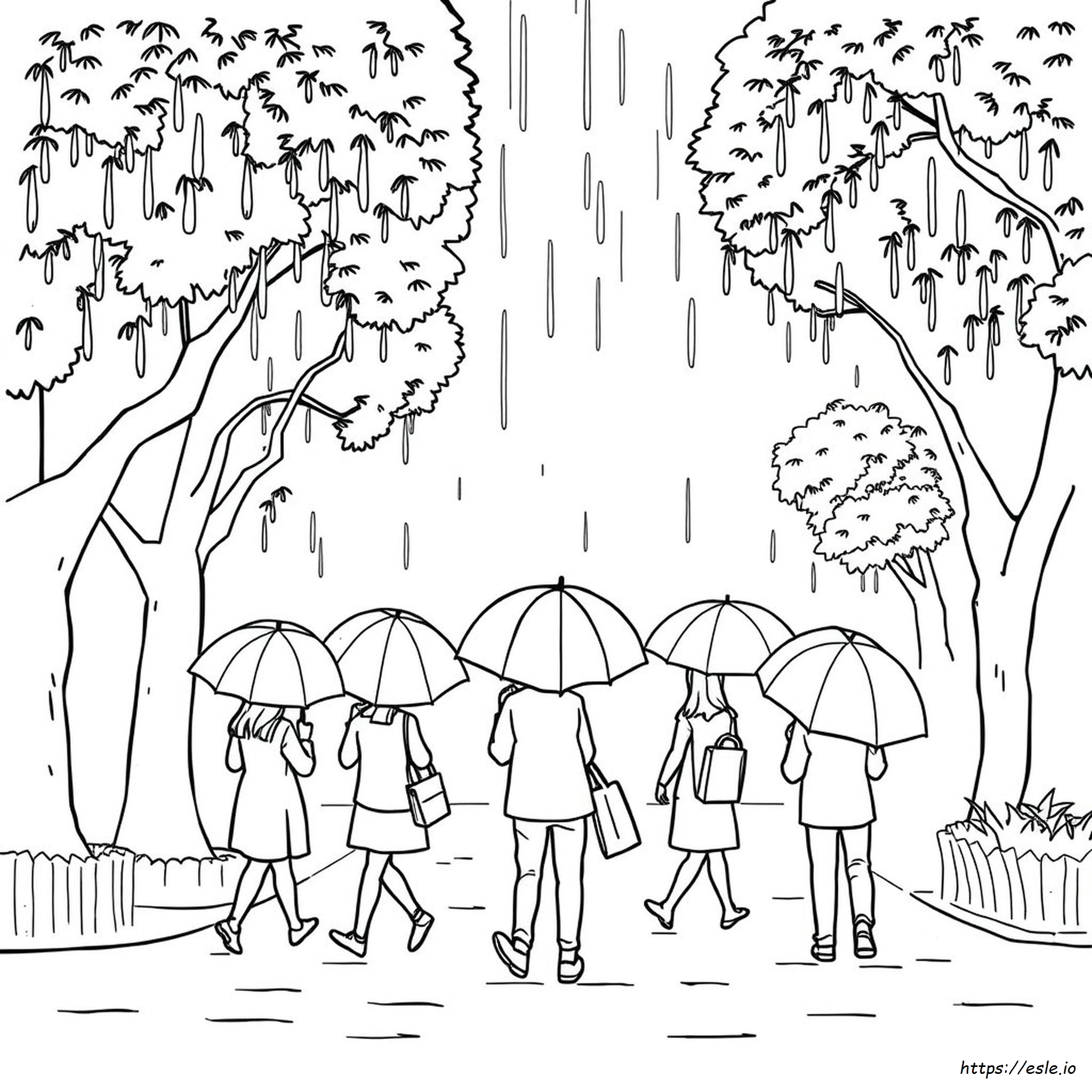 Kolorowanka Parasol