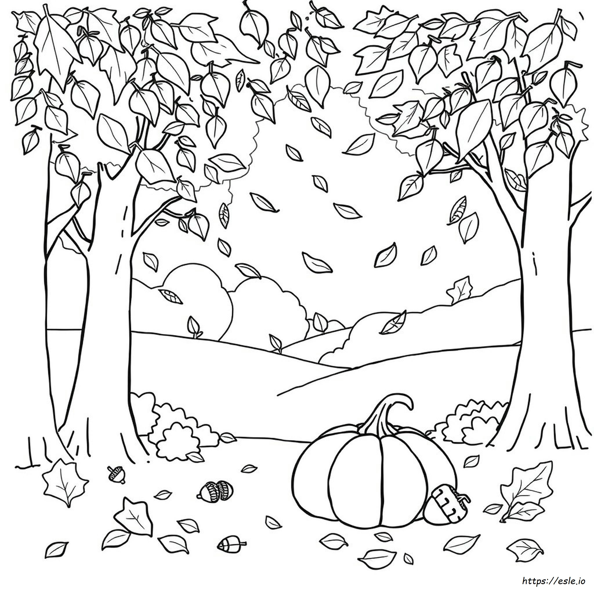Herbst Ausmalbilder