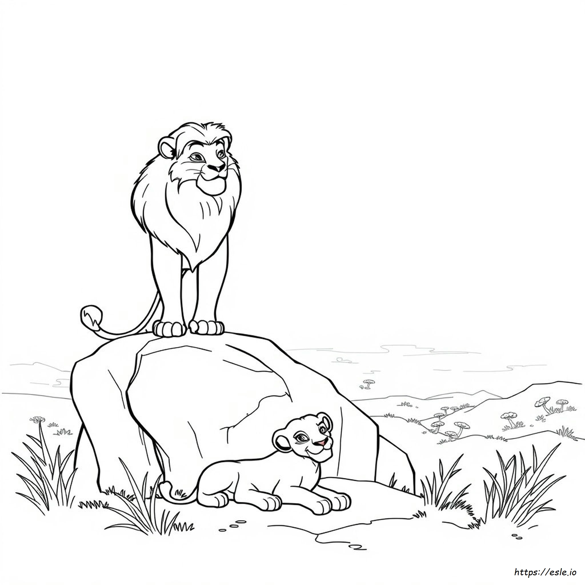 Lion King Coloring Pages Online