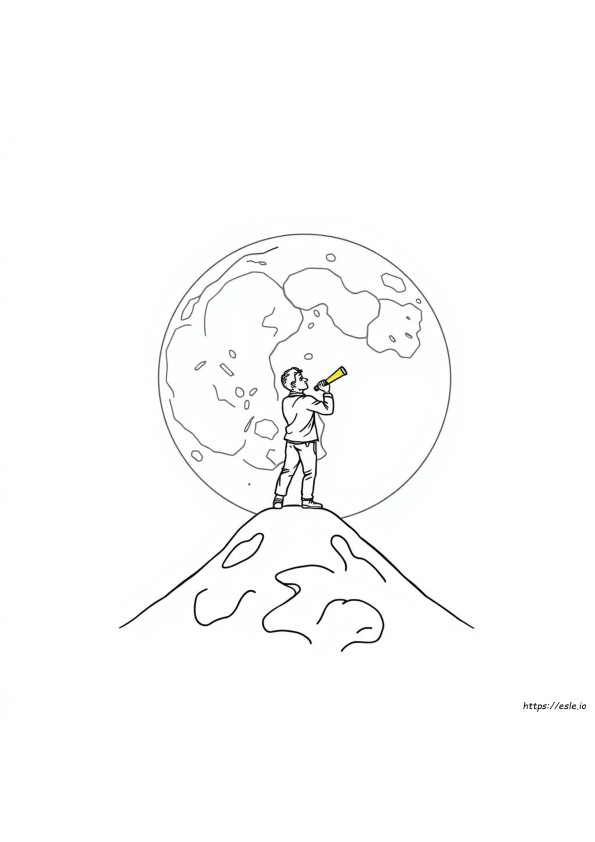 Mann Im Mond Ausmalbilder