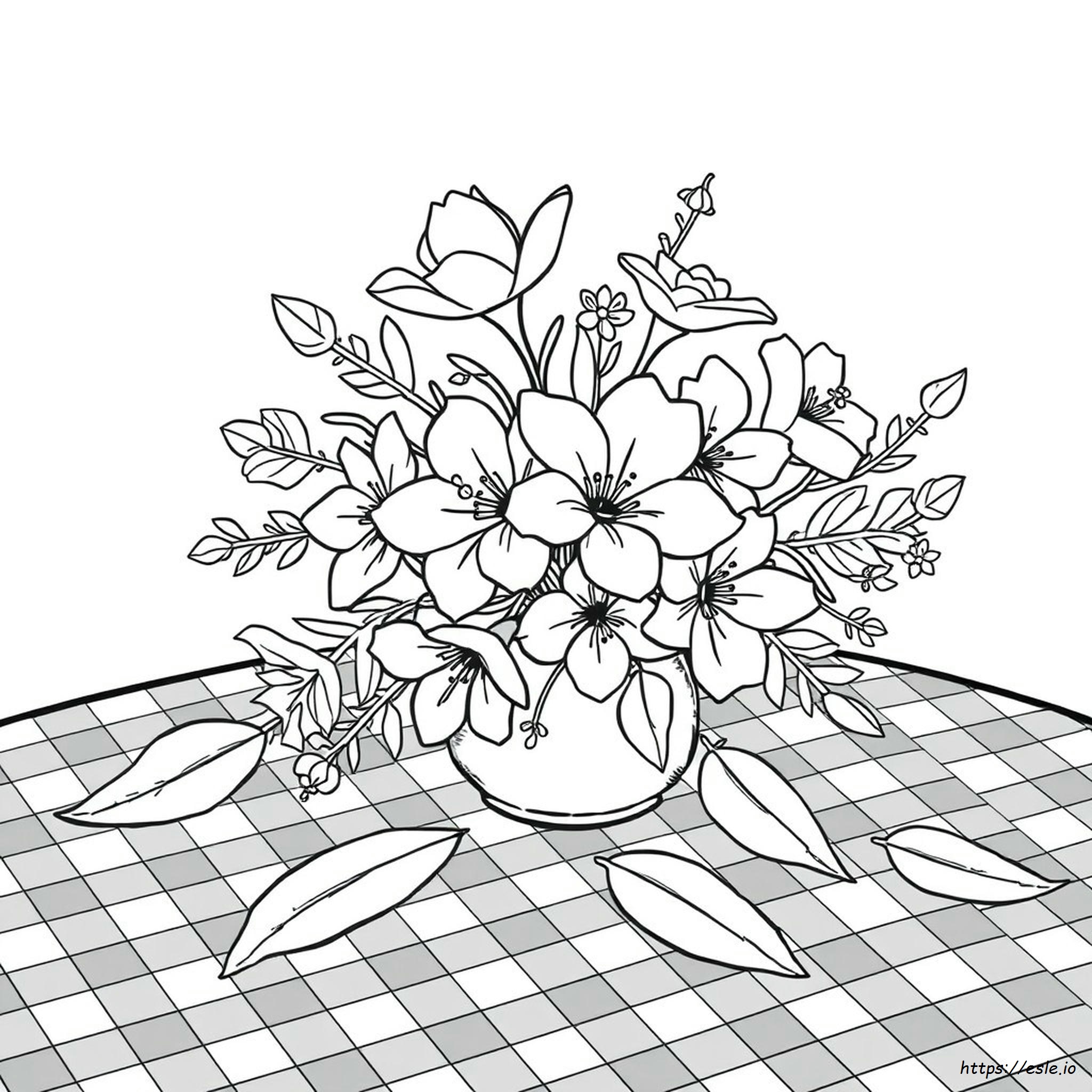 Black And White Coloring Pages Flowers