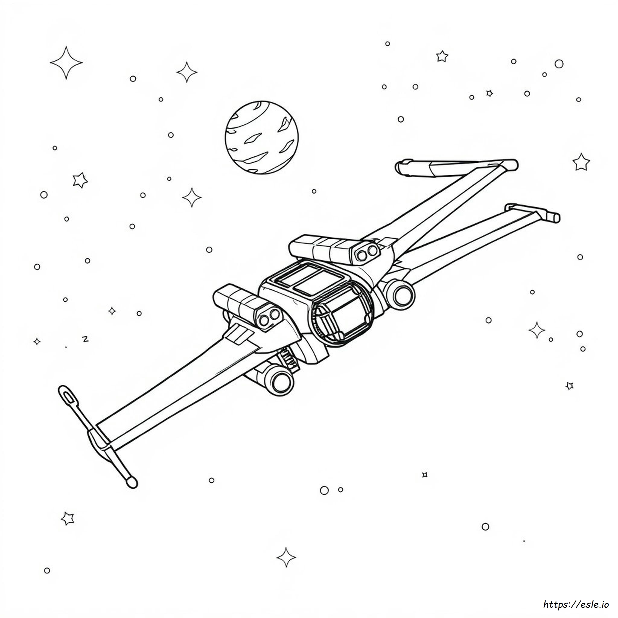 X Wing Fighter Coloring Page