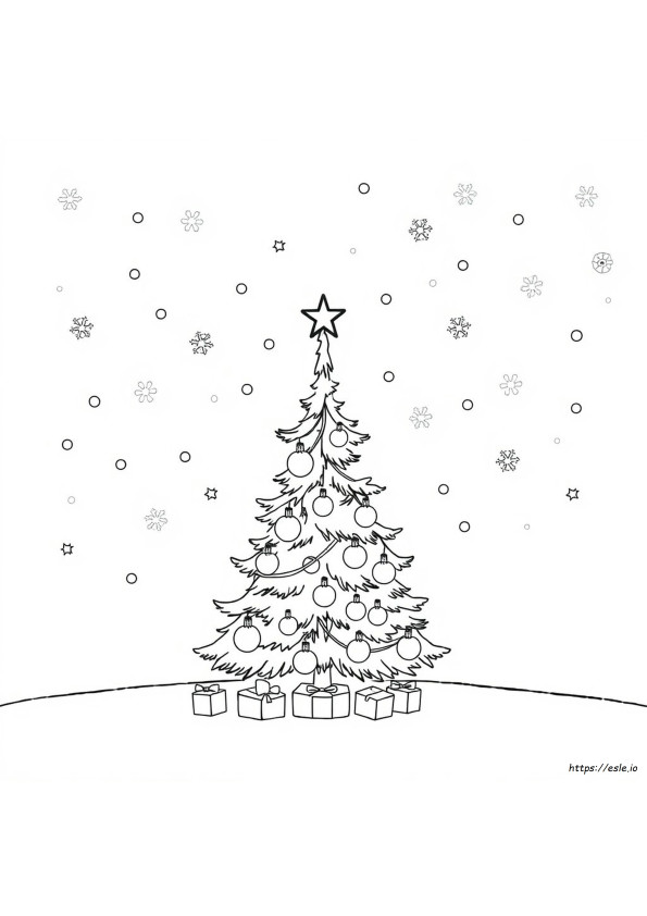 Easy Coloring Pages For Christmas