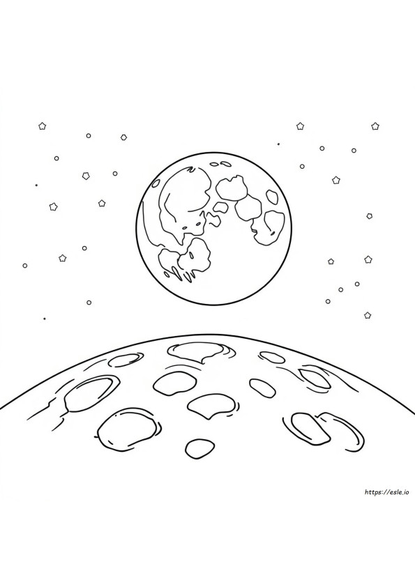 Pagina Da Colorare Luna Per Adulti