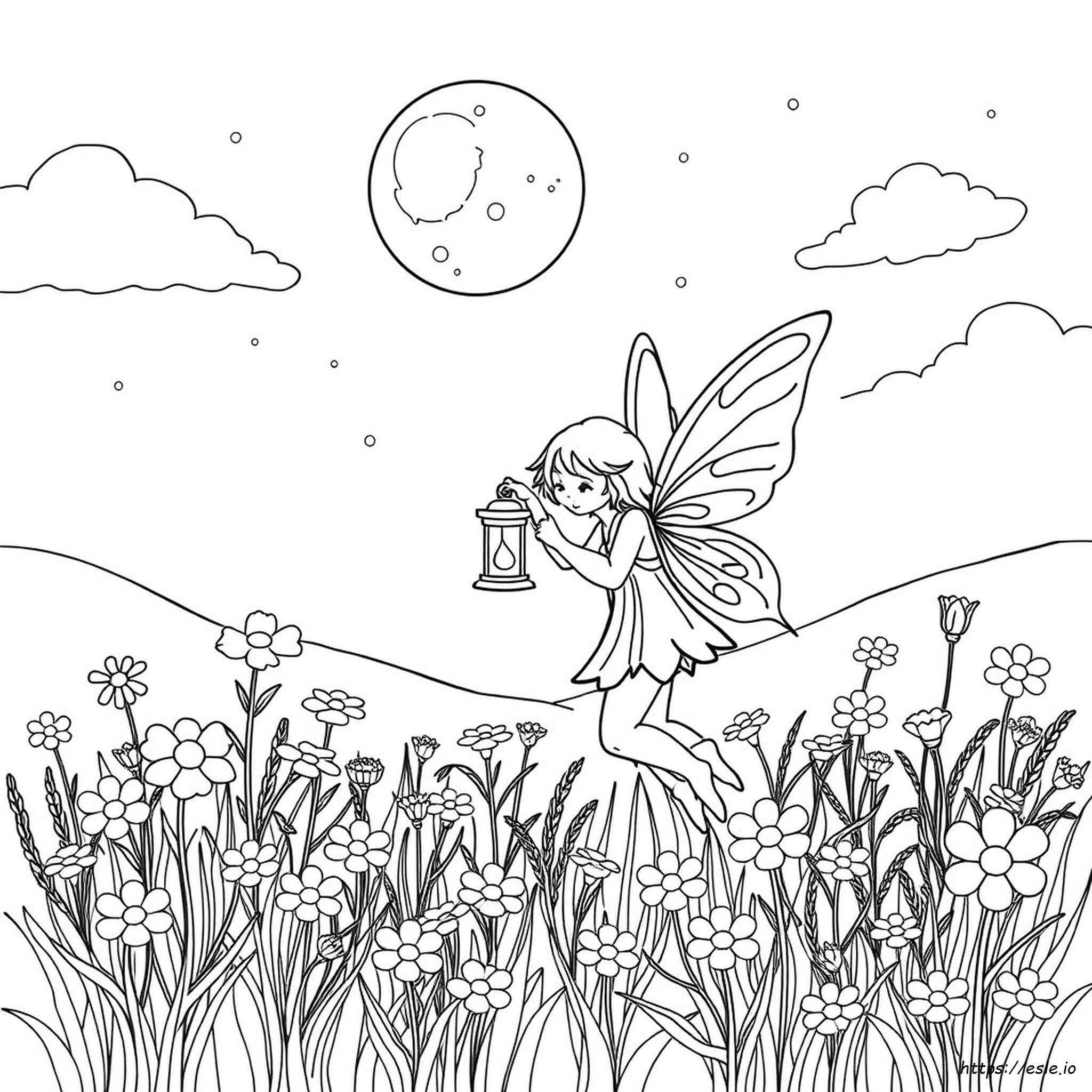 Vintage Fairies Coloring Book