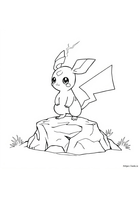 Raichu Kleurplaat