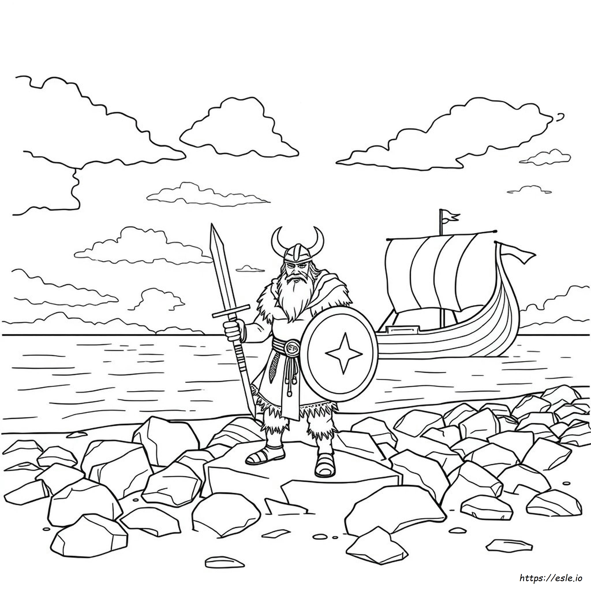 Coloriages Vikings Pour Adultes