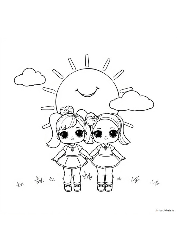 Printable Sisters Lol Coloring Pages