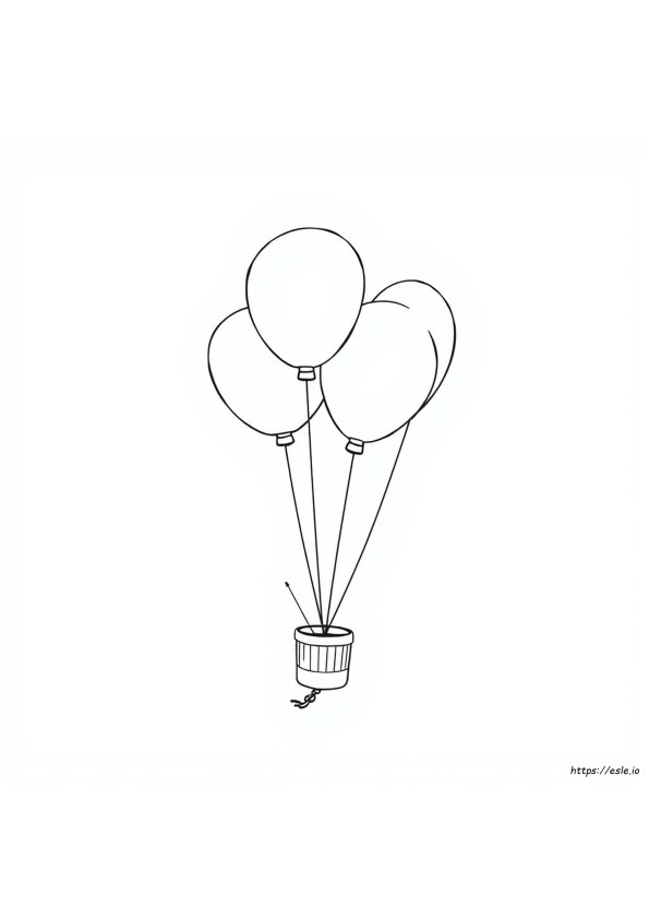Balão Para Colorir