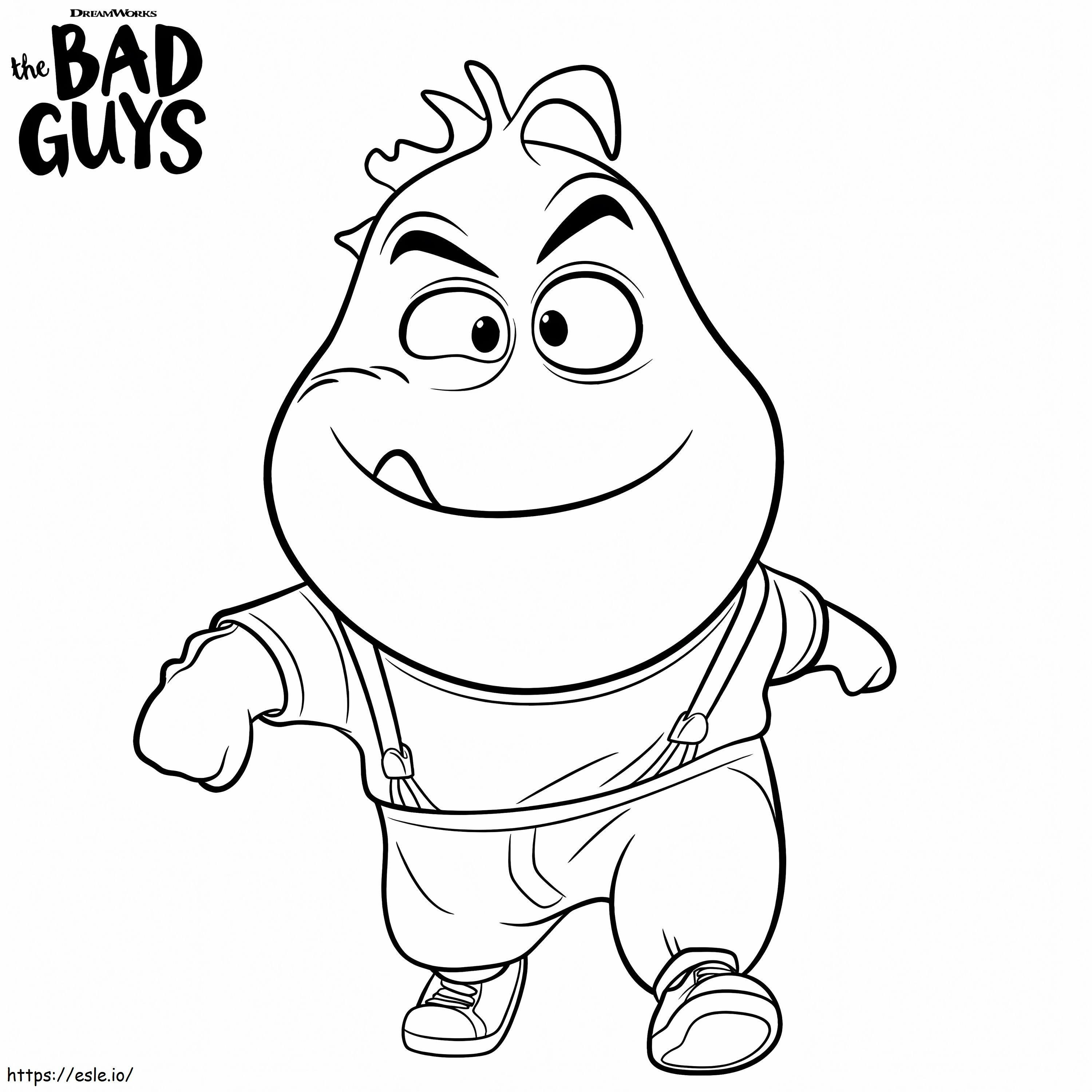 Mr. Piranha von The Bad Guys ausmalbilder