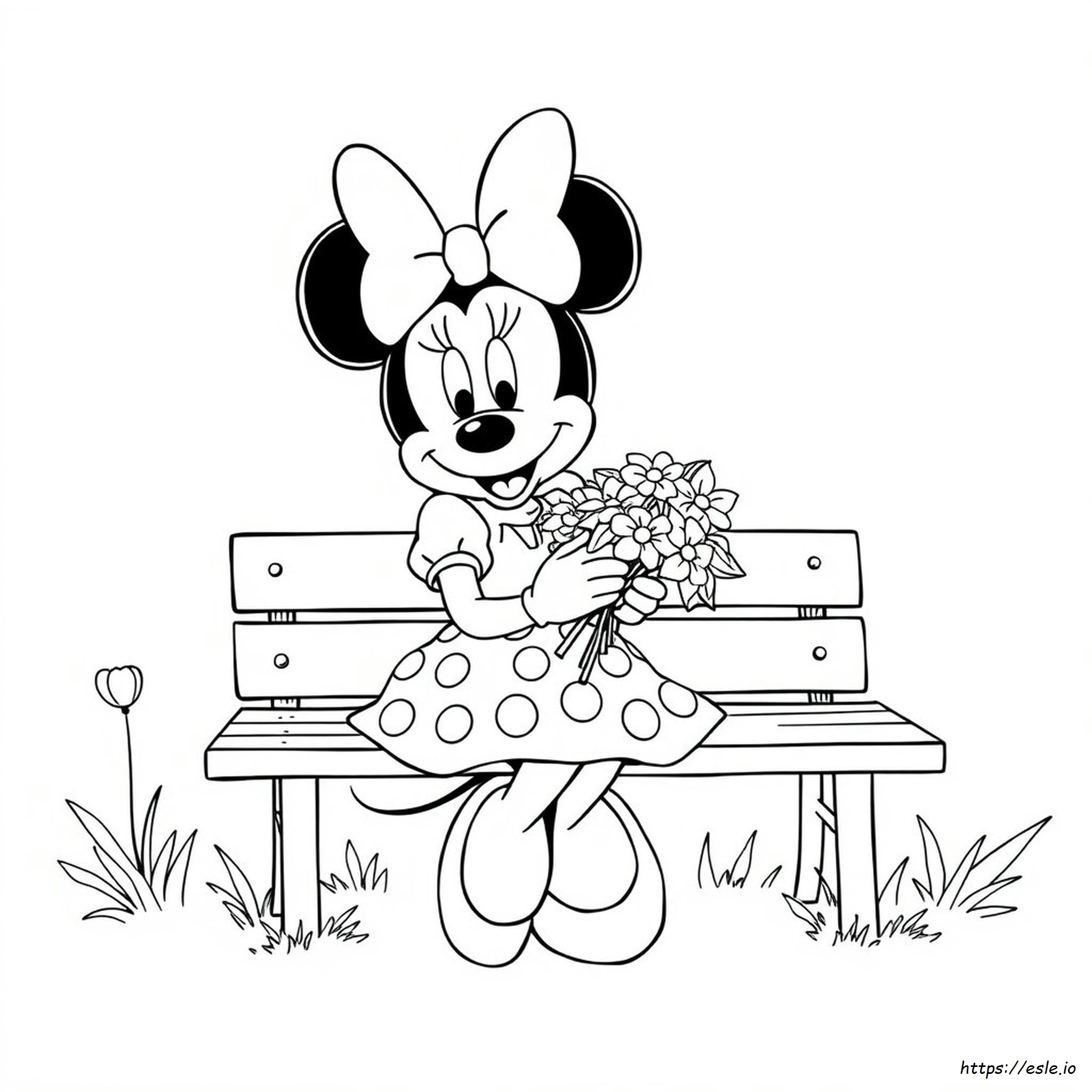 Schizzo Di Minnie Mouse Da Colorare