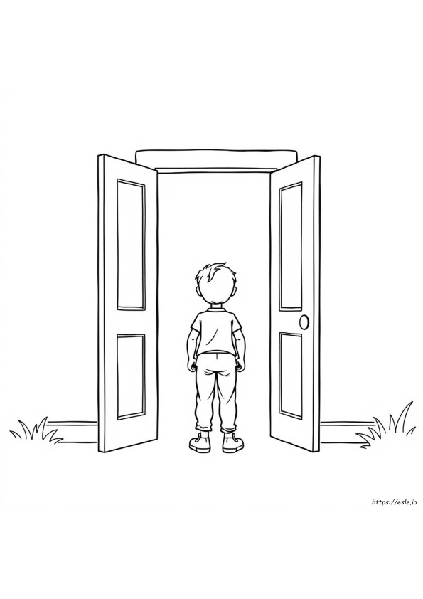 Porte Di Figure Da Colorare