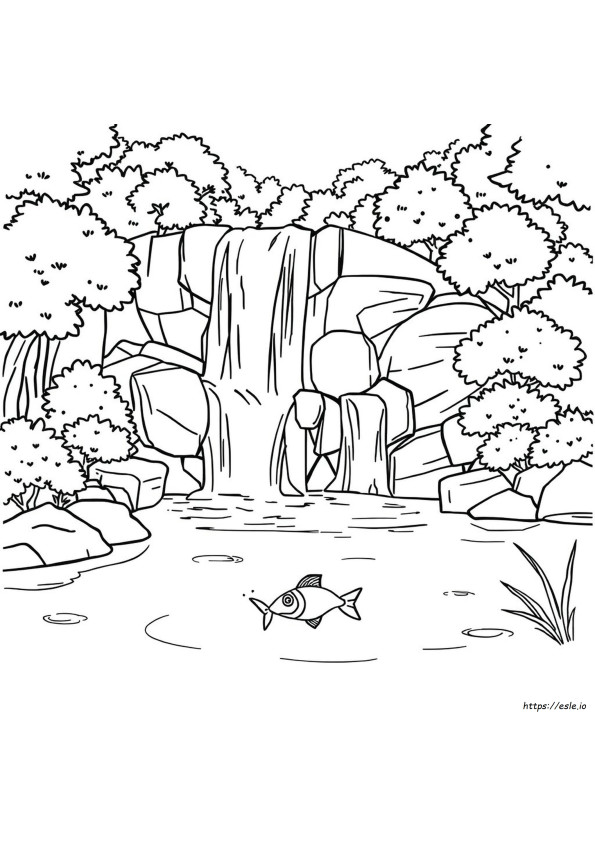 Waterfall Coloring