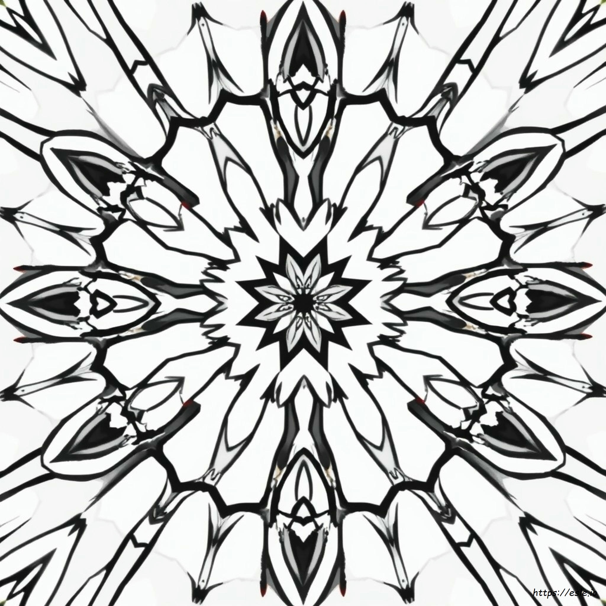 Kaleidoscope Coloring Pages Pdf