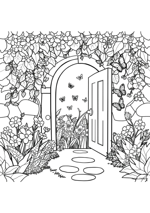 Libro Da Colorare Il Giardino Segreto