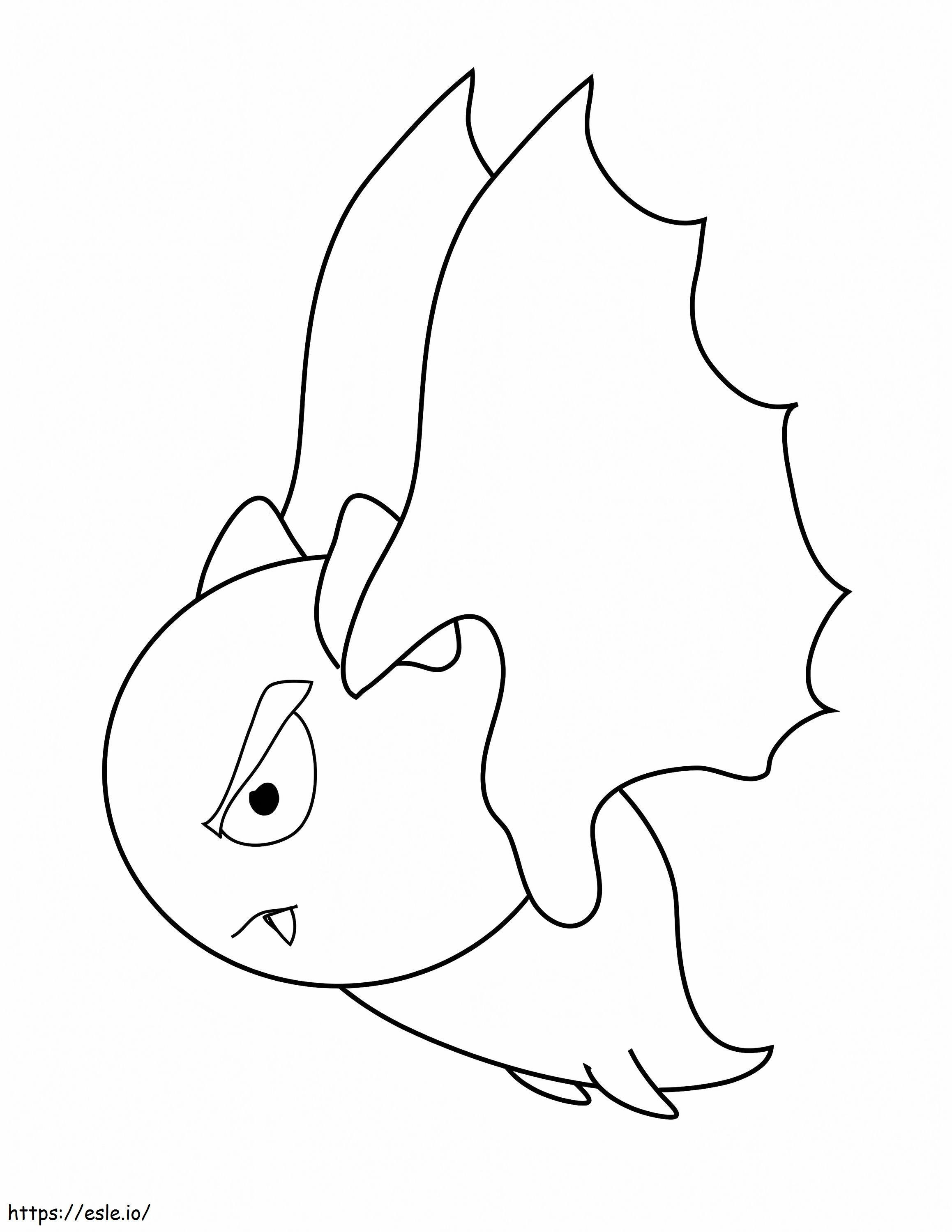 Cartoon-Vampir-Fledermaus ausmalbilder