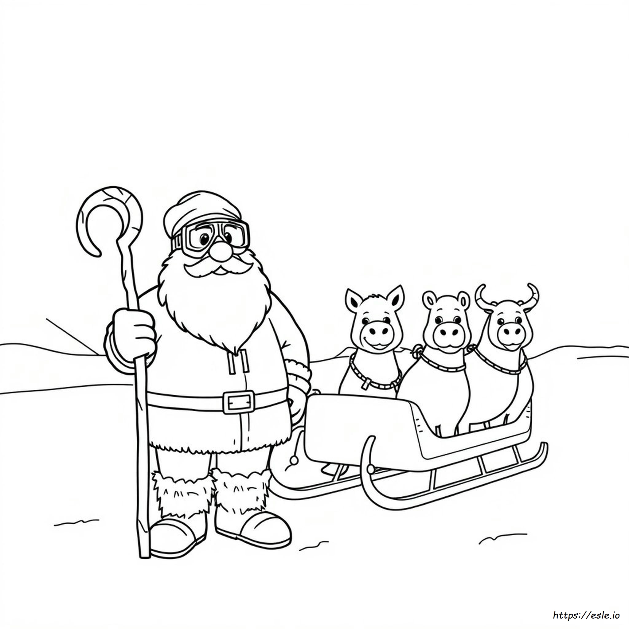 Yukon Cornelius Para Colorear E Imprimir