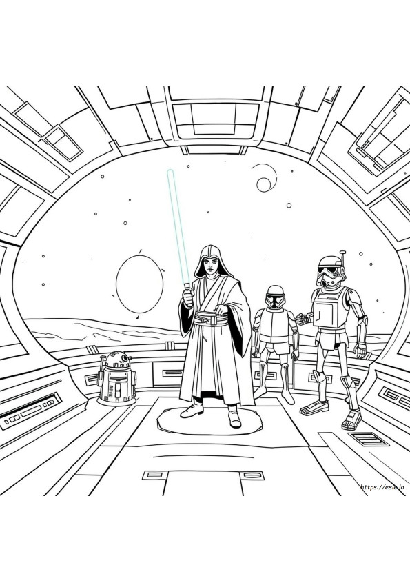 Desenhos Para Colorir De Star Wars