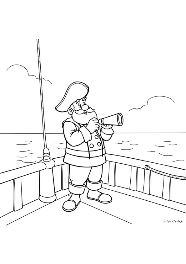 Mr Smee Színező Oldalak