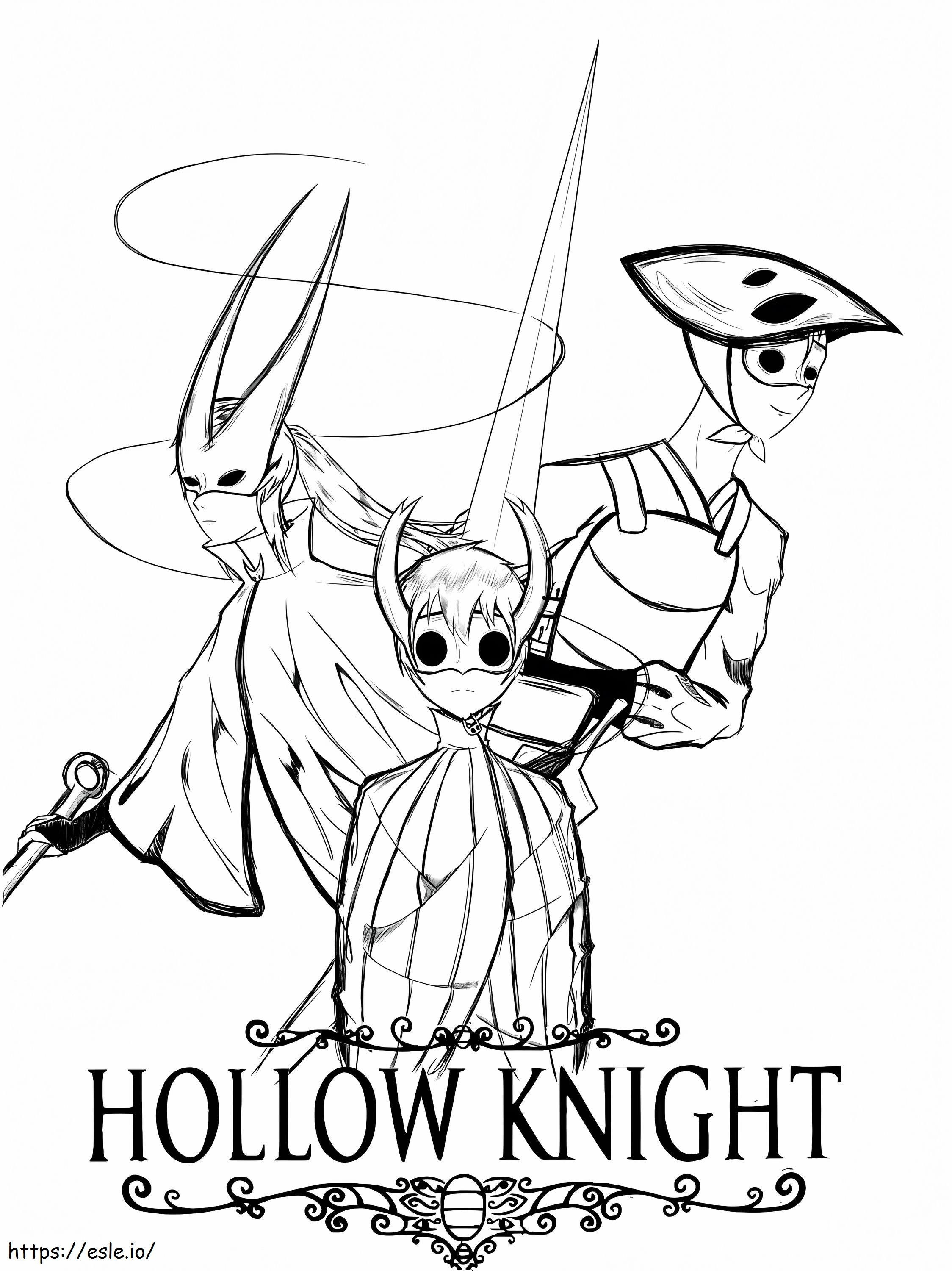 Hollow Knight Sketch coloring page