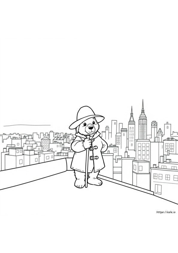 Paddington Bear Coloring