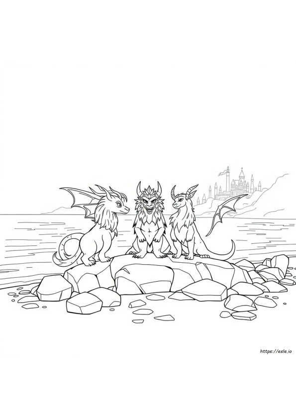 Pagine Da Colorare Del Libro Mythotopia