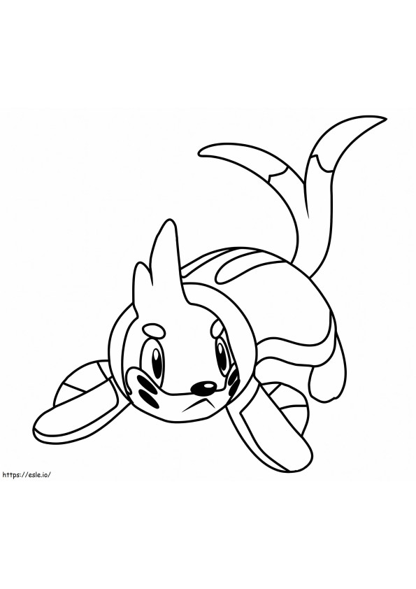 Buizel Pokemon coloring page