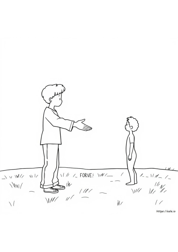 Forgive Others Coloring Page