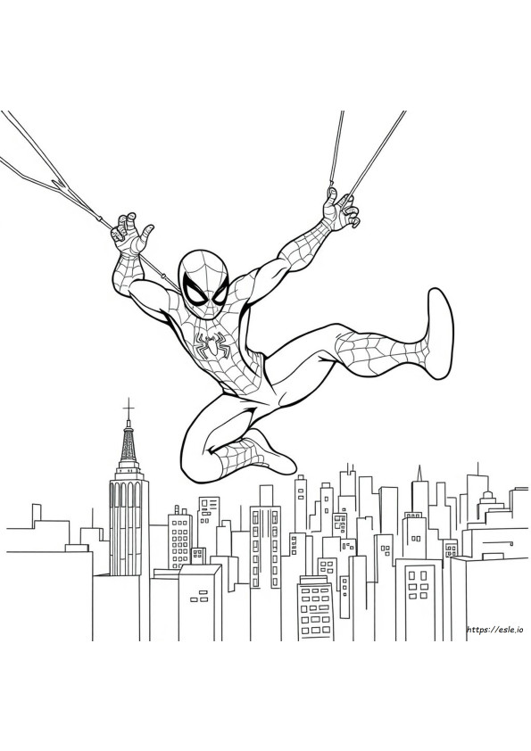 Spidey Doc Ock Coloring Page