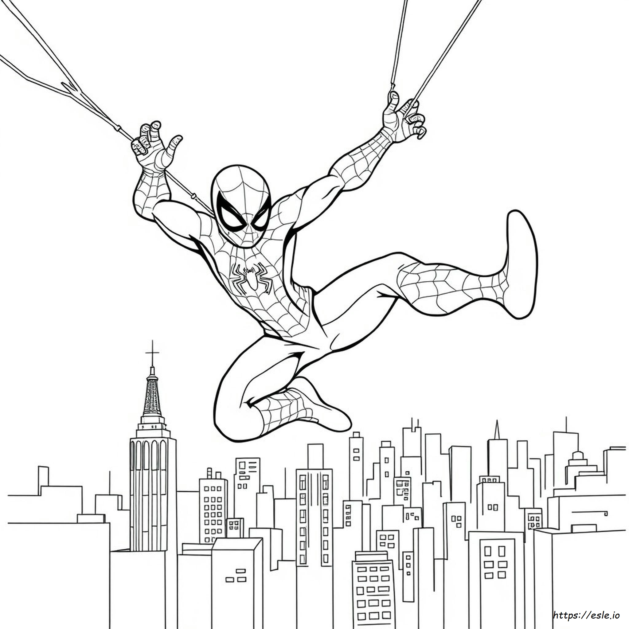 Spidey Doc Ock Coloring Page