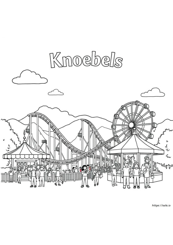 Knoebels Coloring Pages