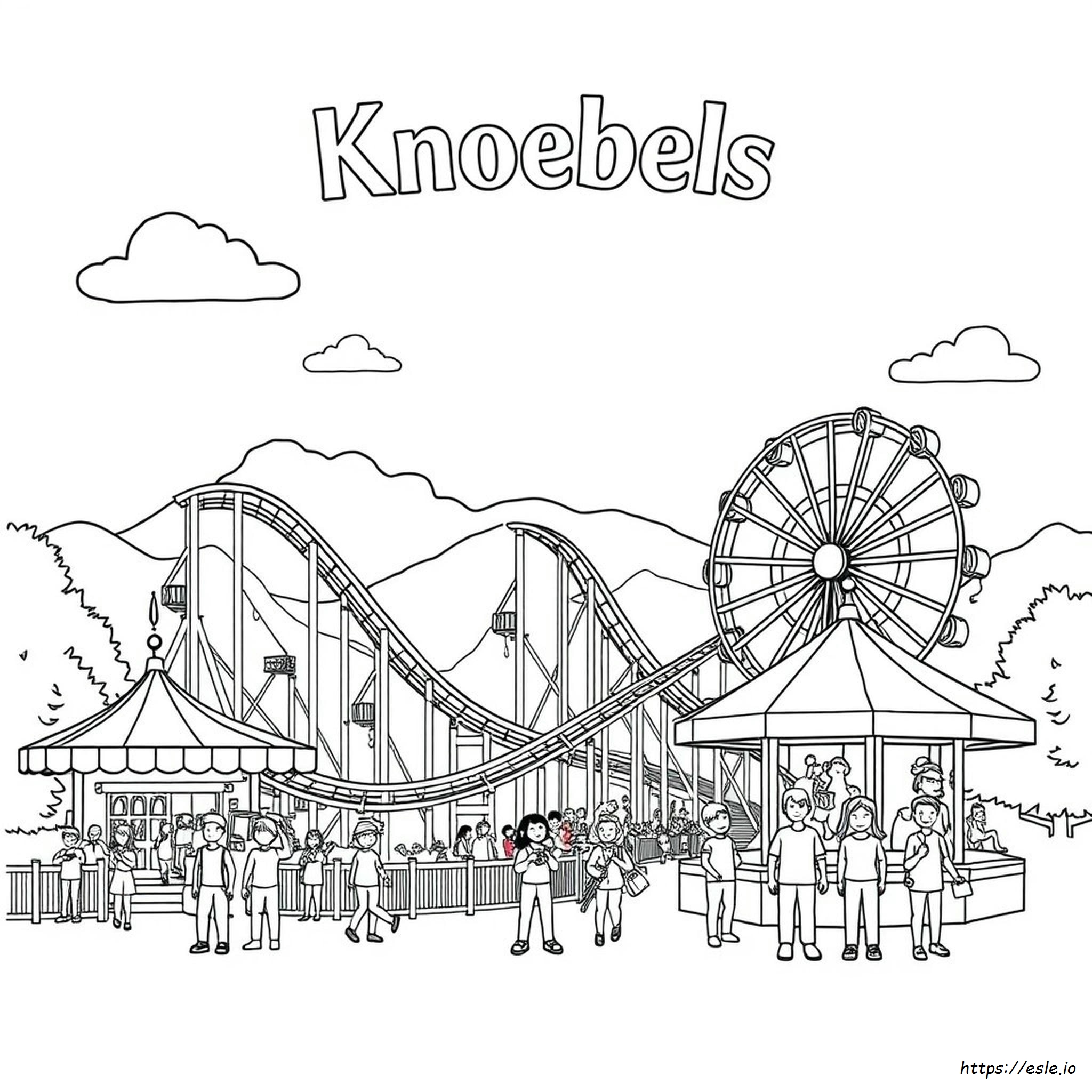 Knoebels Para Colorear