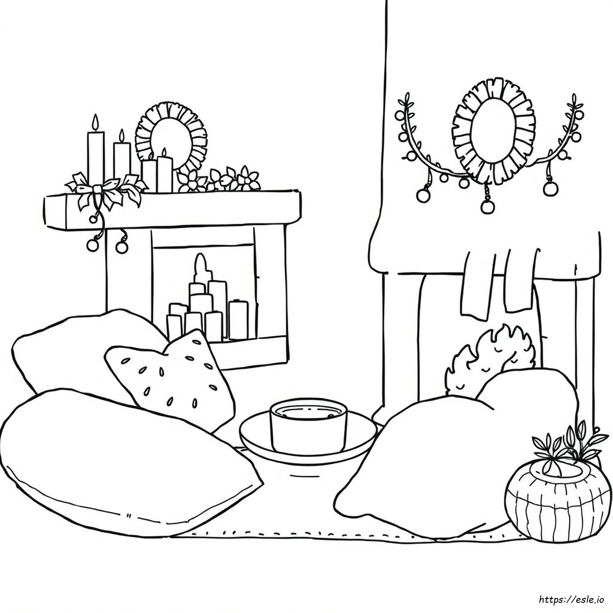 Hygge Coloring Book Pages