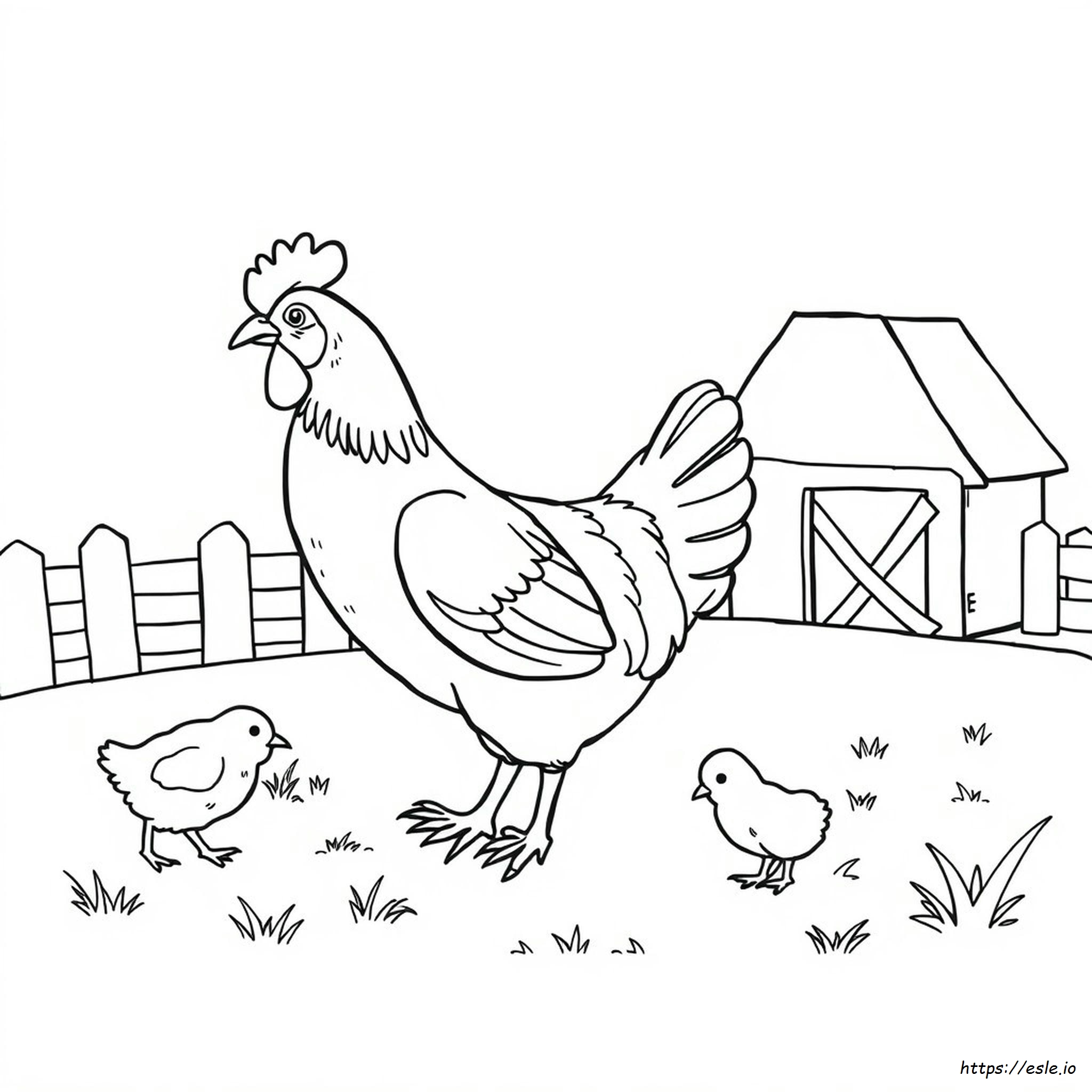 How To Colour A Hen