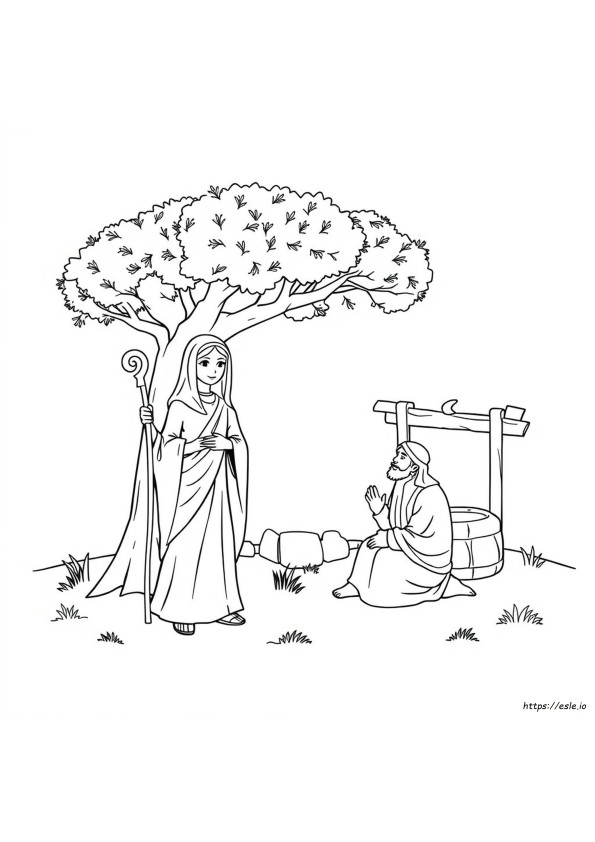 Parshas Chayei Sarah Coloring Page