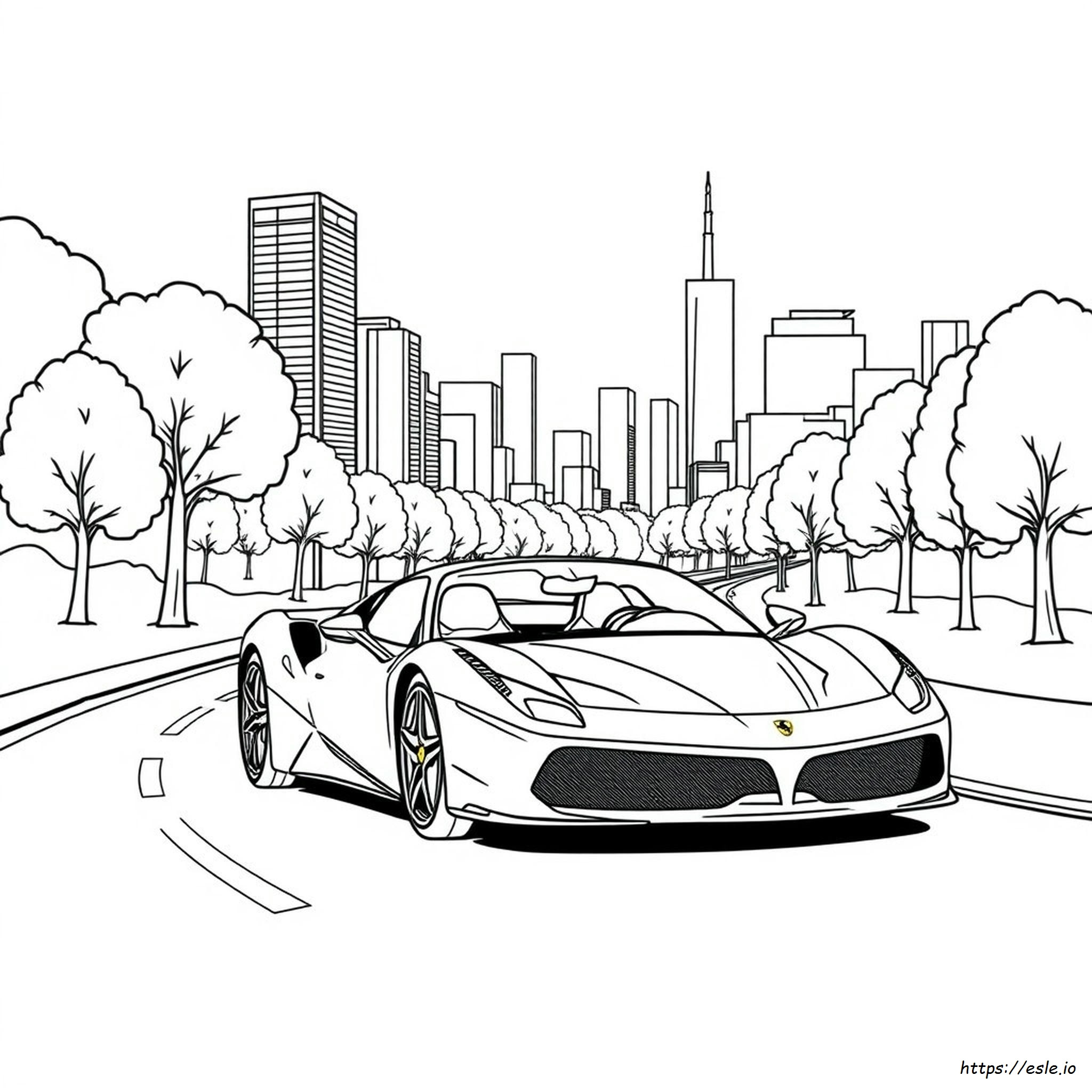Ferrari Ausmalbilder Zum Ausdrucken