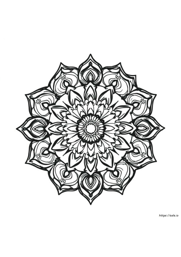 Mandala Avanzati Da Colorare Online